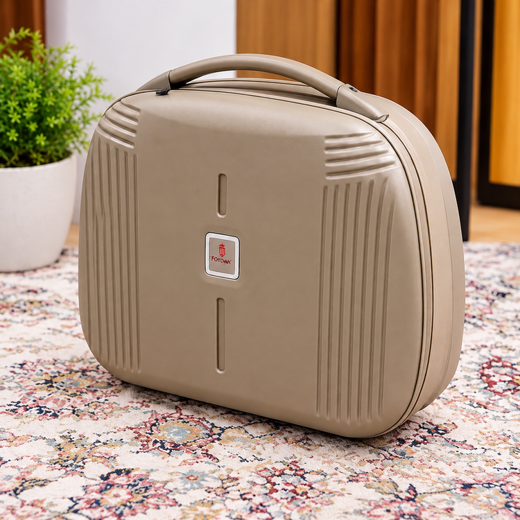 چمدان آرایشی برند تراواگو(travago) اصل- رنگ خاکی