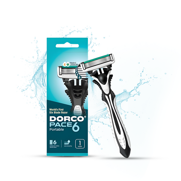 خودتراش ۶ لبه دورکو DORCO PACE 6 PRO اصل | اصلاحی دقیق، روان و حرفهای