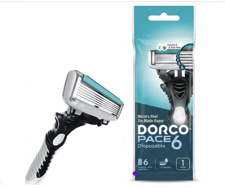 خودتراش ۶ لبه دورکو DORCO PACE 6 PRO اصل | اصلاحی دقیق، روان و حرفهای